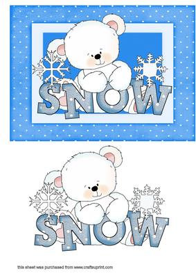 Polar Bear in the Snow
