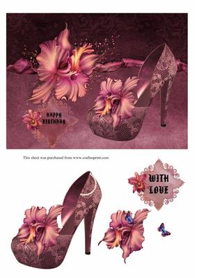 My Pink Orchid Shoe