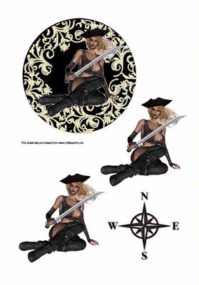 Round Pirate Lady