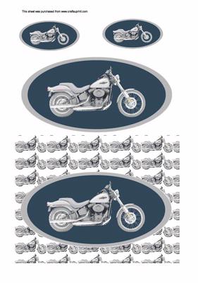 Framed Motorbike