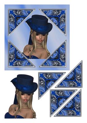 Blue Cornered Lady