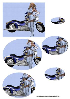 Biker Chick Pyrimage