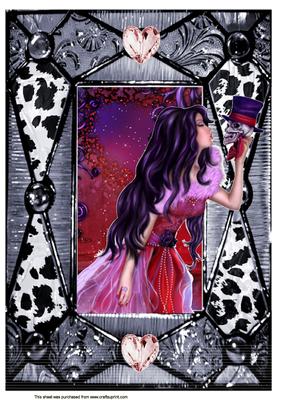 A4 Framed Goth