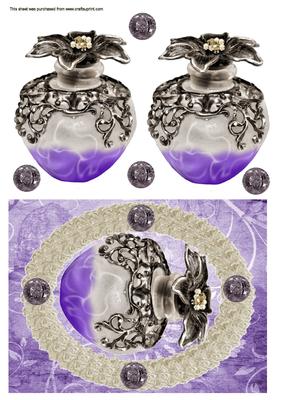 Framed Perfume Bottle