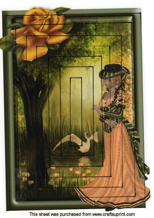 A4 Autumn Lady Pyrimage