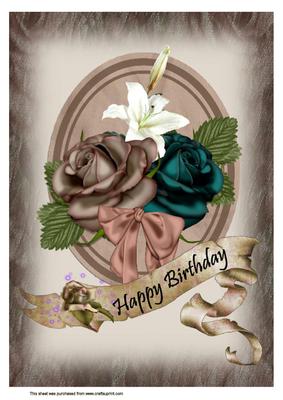 A4 Happy Birthday