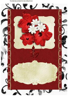 A4 Flower Flourish