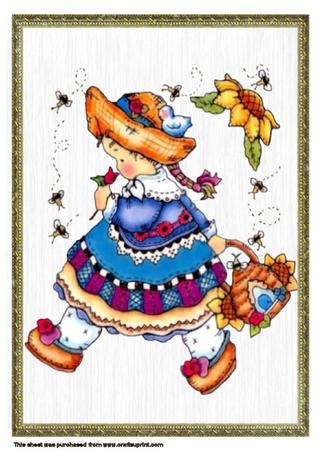 A4 Girl with Bees Pyrimage Kit