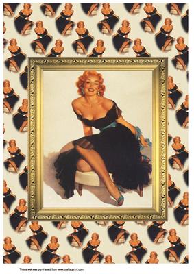 A4 Pin Up Girl 2