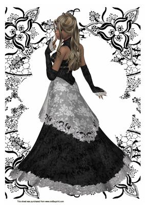 A4 Black and White Beauty