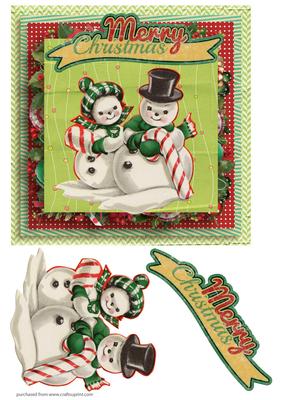 Mr & Mrs Snowman