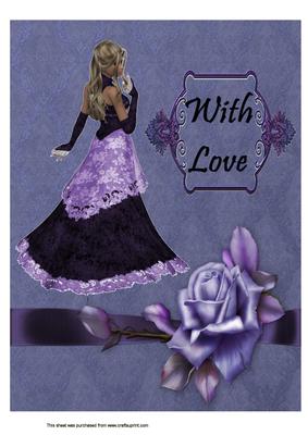 A4 with Love from an Elegant Lady