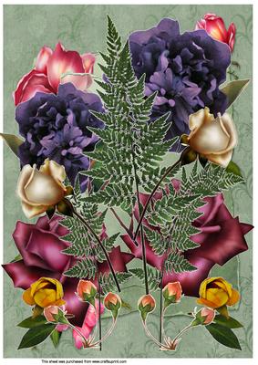 A4 Collage of Flowers 2
