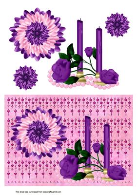 Flowers and Candles