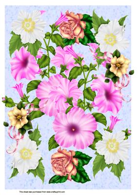 A4 Collage of Flowers 3