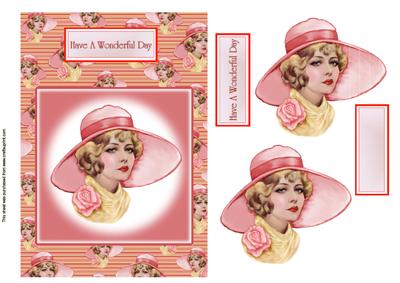 Lady in Pink Hat
