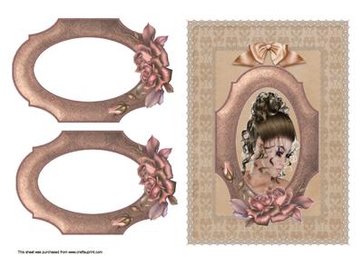 Elegant Lady Framed