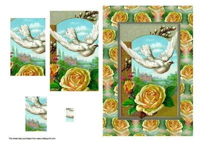 Dove and Roses Pyrimage