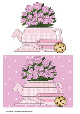 Rose Tea and Biscuits