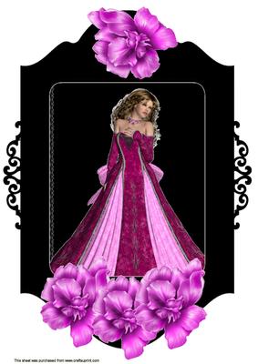 A4 Flower Framed Beauty