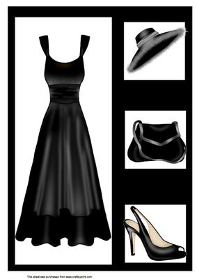 A4 Black and White Outfit
