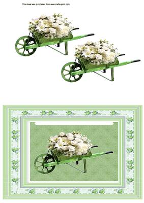 Wheelbarrow of Flowers