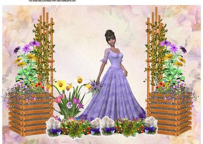 A4 Picking Some Flowers