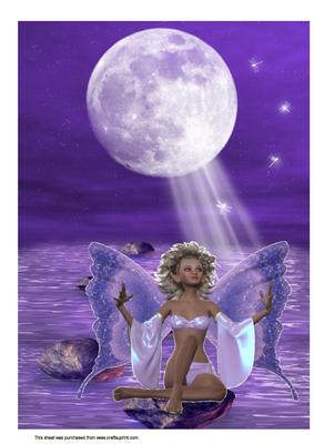 A4 Fairy in Moonlight