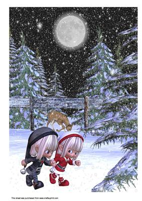 A4 Walking in the Snow