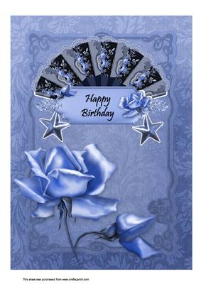 A4 Birthday Fan 3