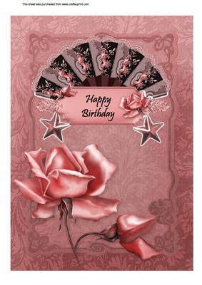 A4 Birthday Fan 4