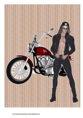 A4 I Love My Bike