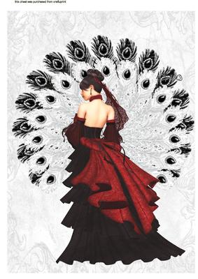 A4 Fan Lady