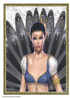 A4 Framed Elf