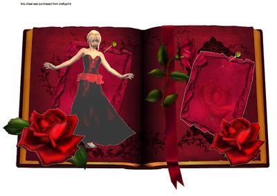 A4 the Book of Rose