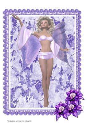A4 Angel of Flowers