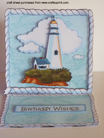 Lighthouse Easel Card Kit