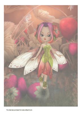A4 Strawberry Fairy