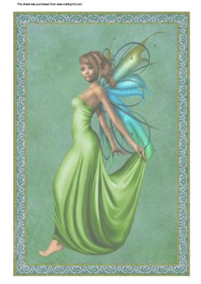 A4 Green Fairy