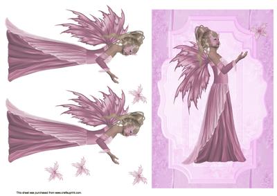 Pink Butterfly Fairy