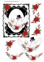 Love Birds Saying I Do