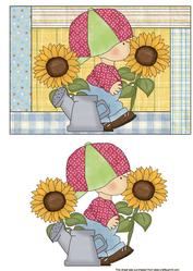 Watering My Sunflowers