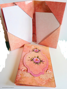 Rose Stationery Folder Kit