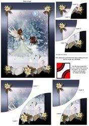Christmas Angel Corner Pyrimage