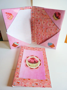 Cupcake Stationery Folder Kit