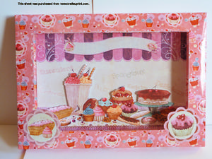 Cupcake Box Card Kit