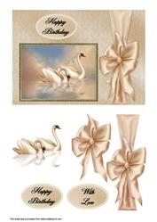 Birthday Swans