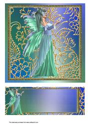 Fairy Card Front and Text Plate