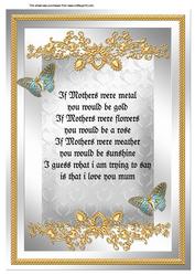 Mothers Day Verse