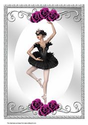 A4 Elegant Ballerina